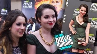 Laura amp Vanessa Marano Interview  2013 MTV Movie Awards [upl. by Ebarta]