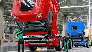 Inside Most Advanced European Factories Producing Massive Trucks  DAF Production Line [upl. by Anitsirhcairam]