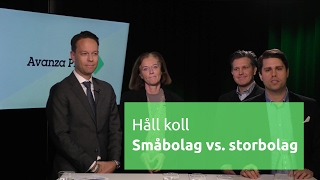 Håll koll  småbolag vs storbolag [upl. by Terina823]