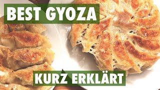 Gyoza japanische Teigtaschen selbst zubereiten  Einfach Japanisch kochen [upl. by Hsemar]