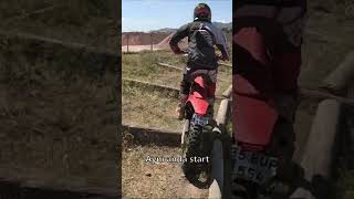 Aynı anda start shorts enduro action funny motosiklet vlog motocross trending [upl. by Acirema578]