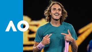 Stefanos Tsitsipas vs Roger Federer  Australian Open 2019 R4 Highlights [upl. by Domingo]