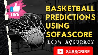 135 odds  Basketball predictions using SOFASCORE analysis  100 accuracy [upl. by Ened868]