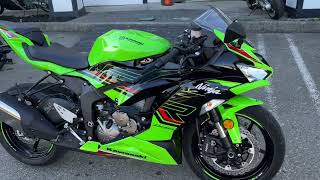 2023 KAWASAKI 636 ZX6R KRT [upl. by Iggam]