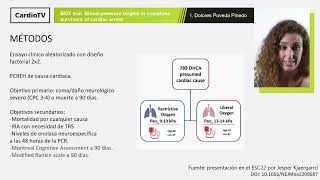 La SEC te lleva a ESC22 IN  BOX  Optimizin blood pressure in postresuscitation care [upl. by Ardolino]