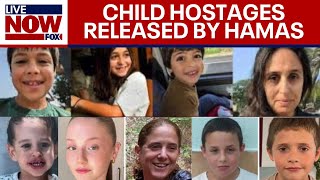 Third hostage release American child among Hamas captives freed amid Israel war  LiveNOW from FOX [upl. by Saxe]