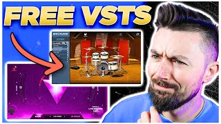 5 VST FREEBIES Must Have Free Drum Plugins amp DEALS [upl. by Ahsercal744]