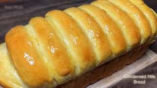 CONDENSED MILK BREAD  Pull Apart Soft Loaf Bread [upl. by Maryanna]