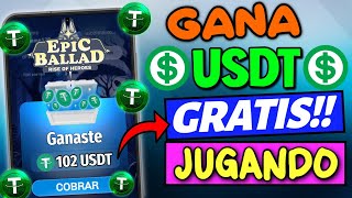 ⭐Juego NFT SIN INVERTIR ¡GANA USDT GRATIS🤑Cómo GANAR CRIPTOMONEDAS GRATIS 2024🔥Juego NFT GRATIS✅ [upl. by Blayne]