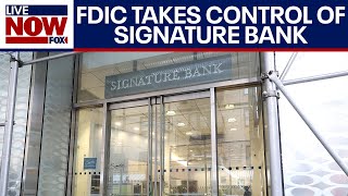 Signature Bank shut down FDIC is in control of the bank Hochul says  LiveNOW from FOX [upl. by Fonzie]