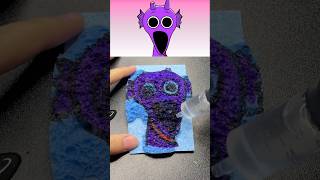 I drew Durple Horror Version from Incredibox Sprunki using Magic Eraser Sponge sprunki incredibox [upl. by Ytteb]