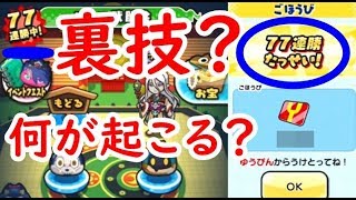 運営さんが密かに入れたかもしれない裏設定に挑む！77連勝ボーナスの行方は！？妖怪ウォッチぷにぷに シソッパ [upl. by Nnylyrehc813]