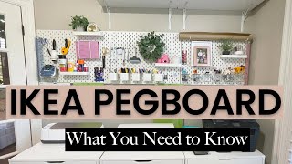 IKEA Skadis Organization Tips and Hacks  Wall Organization Accessories and Things You Should Know [upl. by Apur480]