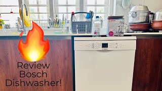 Review Bosch 13 Place Settings Dishwasher SMS66GW01IWhiteBest Dishwasher India how to useSaltTab [upl. by Eshman]