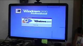 Installing Windows 2000 on the Compaq Presario 5838 Part 2 [upl. by Pineda]