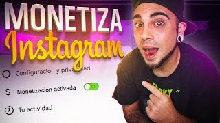 💲 CÓMO MONETIZAR INSTAGRAM SIN MÍNIMO DE SEGUIDORES y GANAR DINERO en 2023 [upl. by Dorrehs]