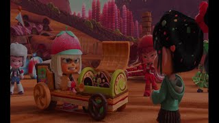 Wreck it Ralph  Racers Destroy Vanellopes Kart 4K HDR [upl. by Olumor155]