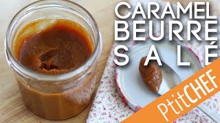 Recette de caramel au beurre salé facile et rapide  Ptitchefcom [upl. by Struve]