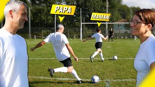 GOALKEEPER CHALLENGE N°3  VS Papa et Maman [upl. by Neik]