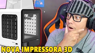 GANHEI UMA NOVA IMPRESSORA 3D INCRÍVEL  CREALITY CR200B [upl. by Girish30]