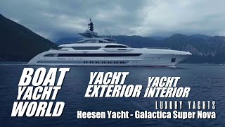 Heesen Yacht  Galactica Super Nova Mega Yacht boating yachting [upl. by Eiramanitsirhc]