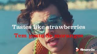 Harry Styles Watermelon Sugar LEGENDADO em Português e Inglês [upl. by Anelac]