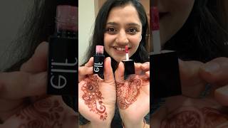 Trying viral Elf lip stain on brown skin ❤️ Elf lipstain beauty makeuplook [upl. by Anaej]