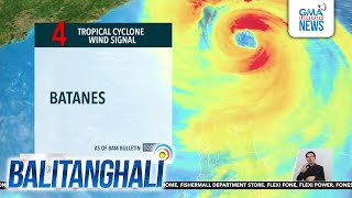 PAGASA  Batanes nakasailalim sa wind signal no 4  Balitanghali  Weather update  Balitanghali [upl. by Bride230]