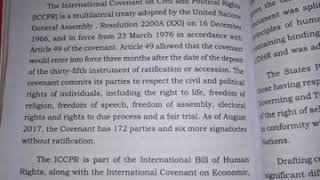 ITampE Human rights ICCPR and ICESCR [upl. by Barnett313]