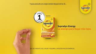 Supradyn® Energy Supradyn® Energy 50 y Supradyn® Memory 50 de Bayer [upl. by Uttica445]