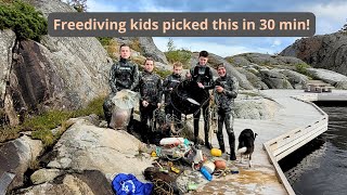 Kids Freediving Fantastic Adventures in 2024  Snorkelling Club in Norway [upl. by Ahsata]