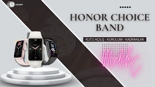 HONOR CHOICE BAND  KUTU AÇILIŞ  KURULUM  KADRAN [upl. by Oscar]