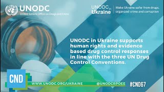 UNODC in Ukraine CND 2024 [upl. by Anilatak]