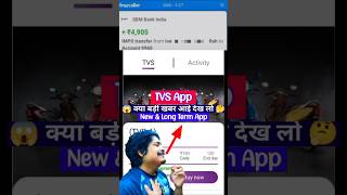 TVs App New amp Long Term Earning App  TVS App Se Paise Kaise Kamaye  Tvs App Payment Proof shorts [upl. by Naillik]