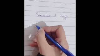 Subtraction for Integers easymaths youtubeshorts shorts mathsquestion integers class6maths [upl. by Sarina534]