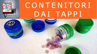 contenitori per riciclare i tappi delle bottiglie di pet [upl. by Etnaihc]