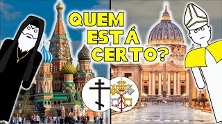 Quem está certo Católicos ou Ortodoxos [upl. by Anaidirib787]