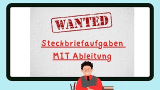 Steckbriefaufgaben MIT Ableitungen Funktion finden fx gesucht Kurvendiskussion Erklärvideo [upl. by Konikow454]