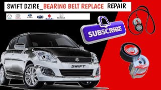 Swift dzire fan belt change bearing change [upl. by Ierna]