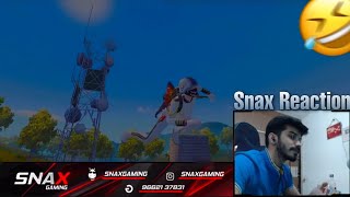 WHEN I KILLED SnaxGaming 🔥 Snax Reaction 🤣🤍 Shorts [upl. by Lammaj682]