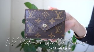 LOUIS VUITTON LV  Victorine Wallet Review 18 Month Update [upl. by Rugen]