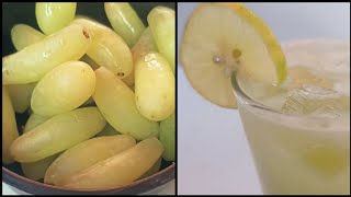 Green Grape Juice Recipe with Essential Tips How to make Grape Juice [upl. by Gass708]