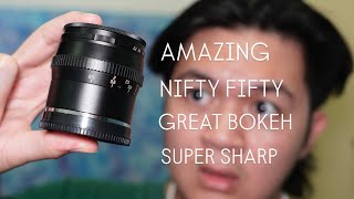 Best Budget Nifty Fifty TTArtisan 50mm F12  Sony ZVE10 [upl. by Kenleigh]