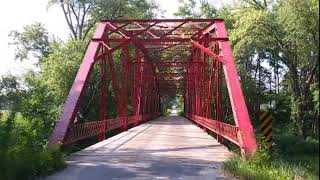 County Line Road Bridge Rush Hancock Counties [upl. by Herta877]