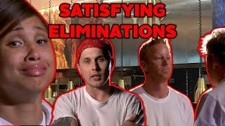 The Most Satisfying Eliminations In Hells Kitchen History [upl. by Yenhoj]