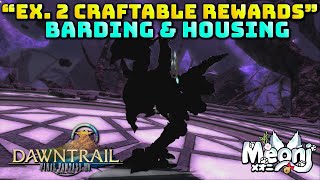 FFXIV Dawntrail Second Extreme Trial Housing amp Barding  Contains Spoilers [upl. by Giles]