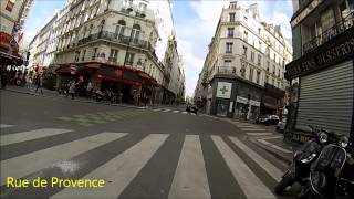 Cycling in Paris  Porte de Clichy  SaintMichel Itinéraire officiel 6 [upl. by Nueoht]