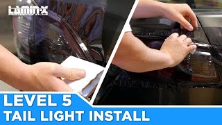 Laminx Universal Sheet Level 5  Tail Light Installation [upl. by Einreb]