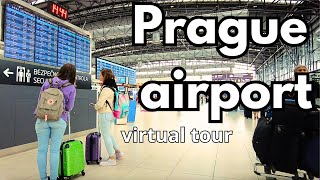 Prague airport virtual tour [upl. by Sigismundo]