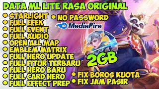 Data ML Lite Full Event 2Gb Terbaru Patch Suyuo  Ml Lite  Cara Mengatasi Lag Mobile legends [upl. by Schnabel]